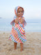 Kids Poncho Chequered