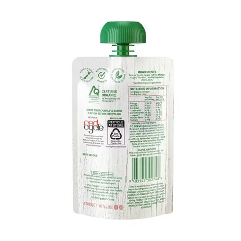 Only Organic Pear Banana & Apple (6+ months)