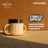 Stainless Silicone Sippy Cup in Beige
