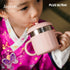 Stainless Silicone Sippy Cup in Pink