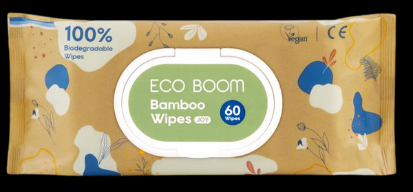 co Boom bamboo wet wipes 60 sheets - natural baby care products