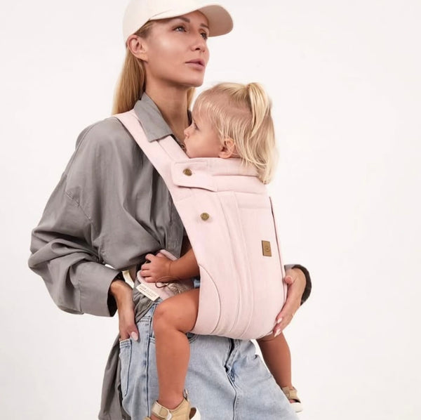 Baby Front Carrier in Pink Jeans