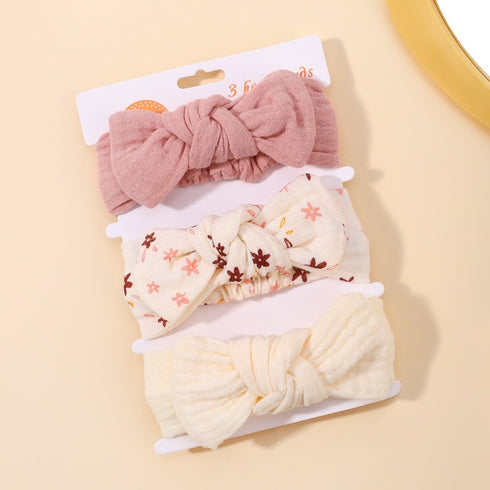 Princess Headband Set in Beige
