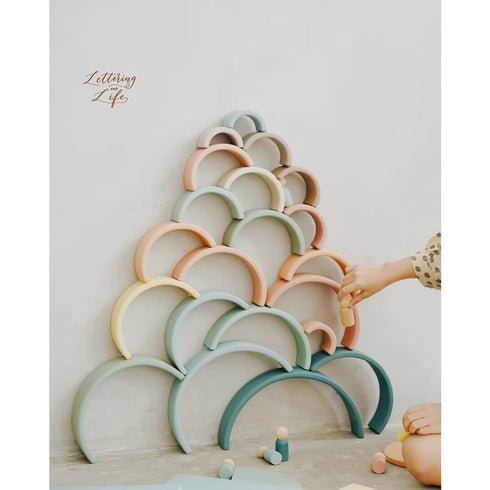 Wooden Stacking Rainbow