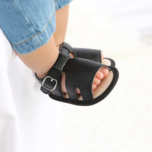 Pre-walker Sandal in Black