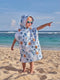 Kids Poncho Ocean