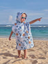 Kids Poncho Ocean