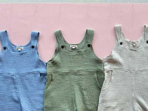 Unisex Jumpsuit in Sage Green