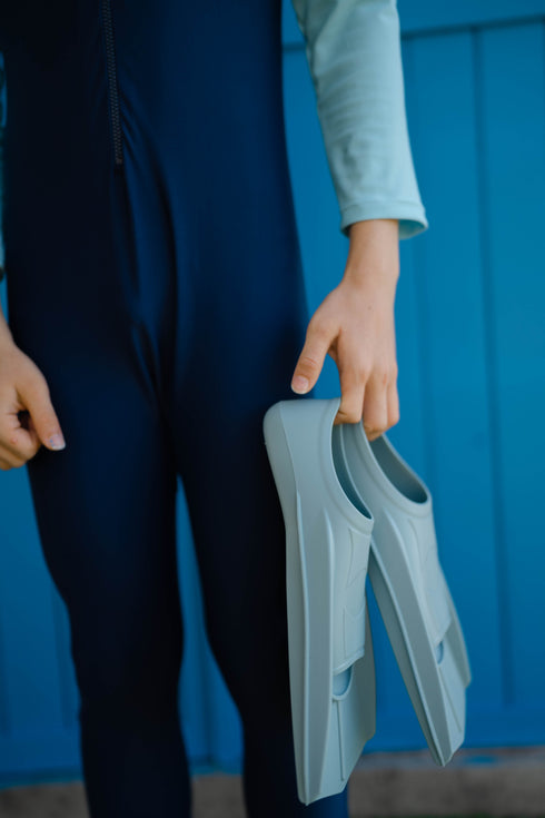 Kids Swim Fins - Natural Sand