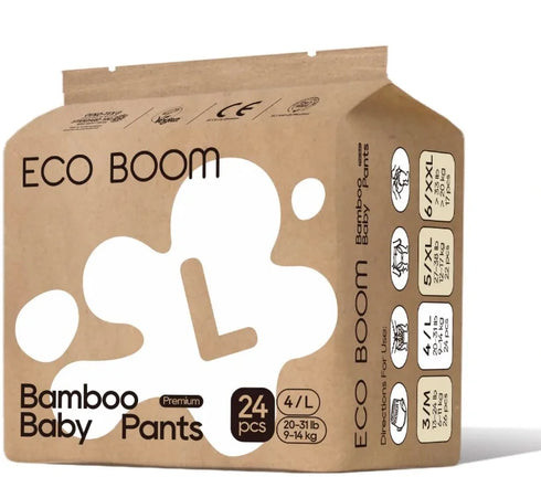 Eco Boom bamboo pants for babies - sustainable and biodegradable