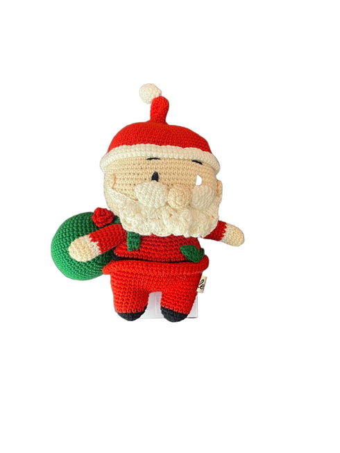 Crochet Santa with Bag