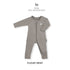 Baby Sleepsuit - Cloud Gray