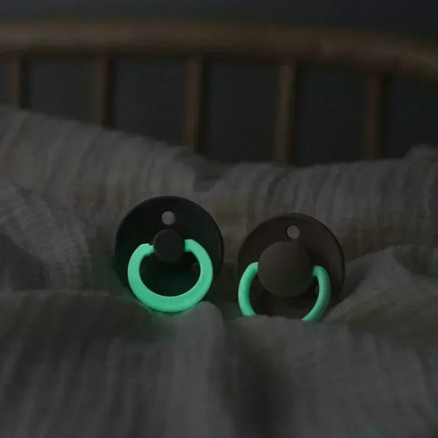 Bibs Pacifier in Sage (Glow in the dark)