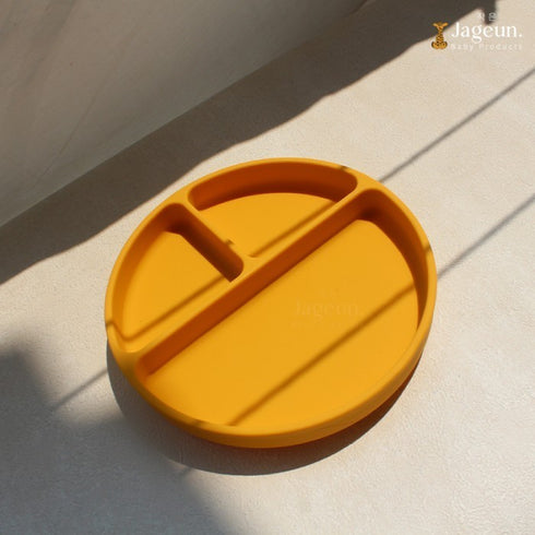 Suction Plate Silicone in yellow
