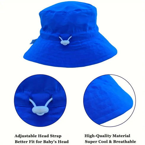 Bucket Hat in Electric Blue Small