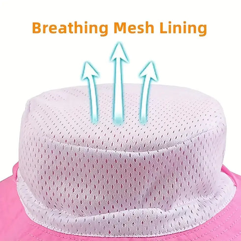 Bucket Hat in Fuschia