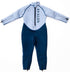 Kids Long Wetsuit in Navy Striped